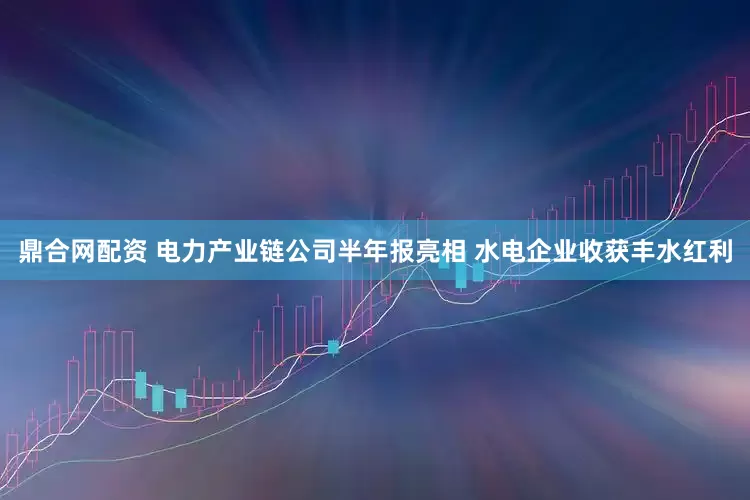 鼎合网配资 电力产业链公司半年报亮相 水电企业收获丰水红利